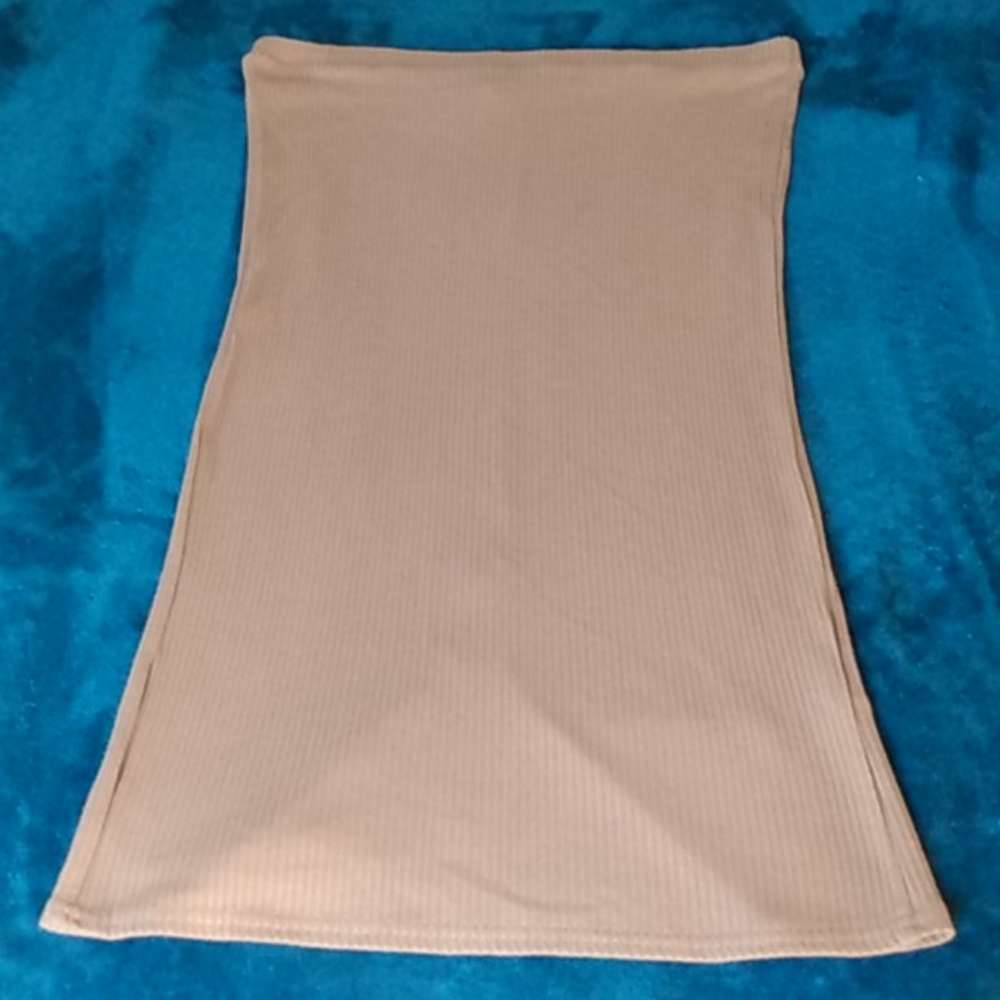 Ribbed pencil skirt